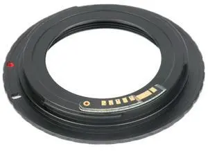 1 PC M42-EOS Adapter Ring AF Confirm M42 Mount Lens Adapter AF Confirm Manual Focus Accuracy Metal for 100D