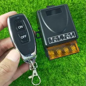 Relay Wireless Remote Control Switch Relay Receiver Module RF Transmitter 433Mhz Remote Control Accessories Supplies