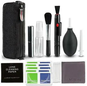 19Pcs Dust Cleaner Camera Cleaning Lens Pen Brush Kit Camera Cleaner Kit DSLR Lens Digital Camera Sensor Cleaning