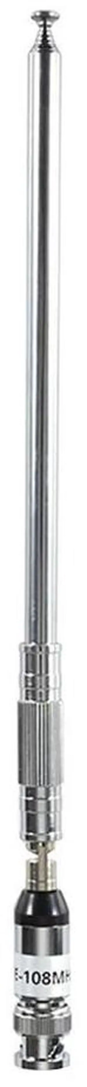 76-108MHz Telescopic Antenna Extendable Antenna Receiver BNC Telescopic Aerial VHF FM Antenna for FM Transmitter Radio