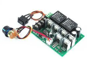 DC10-50V Brush Motor Governor 2000W 40A Motor Speed Controller Forward and Reverse High Power Linear Potentiometer Speed Control