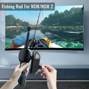 Fishing Rod for Nintendo for Switch 2 Joy-Con Fish Game Kit Game Handle Grip for Fishing Star World Tour for Fishing Spirits