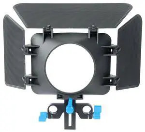 M1 Matte Box Camera Shade for 15mm Rail Rod Follow Focus Rig Cage Camera