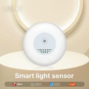 Tuya Zigbee Light Sensor Luminance Sensor APP Control Illumination Brightness Detector Home Lighting Automation