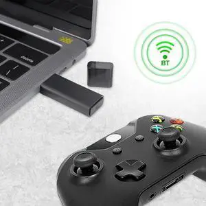 Wireless Adapter Works with PC 10 USB Wireless Controller Adapter Gaming Receiver Adapter for XBOX One Controller