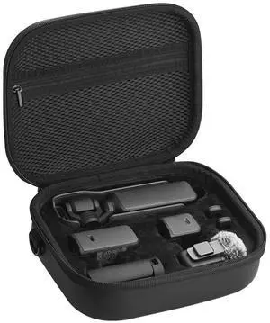 Hard Carrying Case Anti Scratch Portable Storage Bag PU Splashproof Carrying Travel Case Handbag for Osmo Pocket 3 Accessory