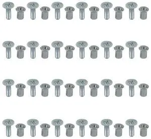 24Pcs Hardware Screw Set Stainless Steel Metal Screws Fasteners Kit Universal for 10.5inch 1/4inch Reel Tape