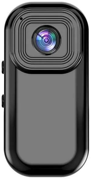 HD 1080P Portable Body Camera Circle Recording Back Clip Video Recording Pocket Camera 140 Degree Wide Angle Law Enforcement VCR