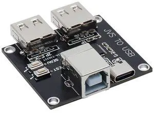 Joystick JVS To USB Adapter Customize Button Layout Game Controller Converter Dual Joystick Mode for JVS Based System