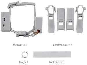 For AIR 2S/AIR 2 Drone Airdrop Thrower System with Landing Gear Payload Delivery Thrower for Fishing and Casting Farther
