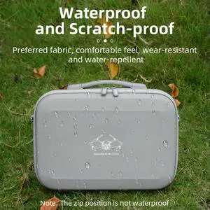 Protective Bag Case Shockproof Hard Carry Bag Waterproof PU Leather Shoulder Bag Anti-scratch for Mini 3 Pro/Mini 3 RC Case