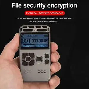 8GB Digital Voice Recorder Voice Activated Noise Reduction Audio Recorder MP3 Player Recording Pen for Lecture Interview Meeting