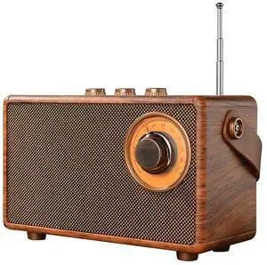 Retro Fm Radio Support U Disk/insert Tf Card Creative Portable Radio Receiver High Fidelity Wireless for Outdoor Travel Camping