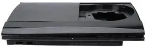 Complete Housing Shell Case Full Kit Gaming Accessories Console Faceplate Cover Black with Screws for PS3 Super Slim 4K 4000
