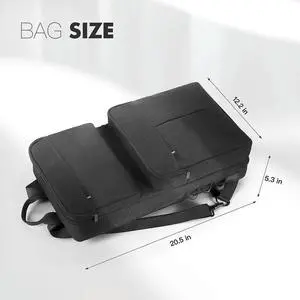 DJ Backpack for Pioneer DDJ-400 DDJ-FLX4/Roland DJ-202 Carrying Case Portable Storage Bag Anti-scratch Adjustable Shoulder Strap