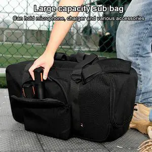 Travel Carrying Case with Shoulder Strap Storage Bag Protective Case for JBL PartyBox Club 120 Portable Party Speaker