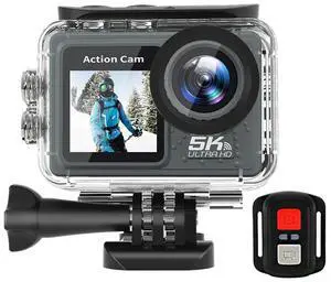 5K 4K 60FPS Sport Camera Anti-shake WIFI Sports DV Cam 170° Wide Angle Diving Mini DV Camera 30m Waterproof with Remote Control