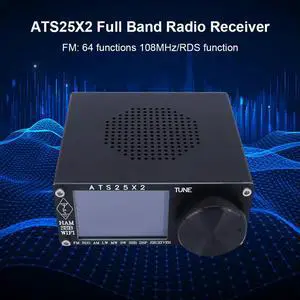 ATS25X2 All Band Radio FM/LW/MW/SSB Shortwave Frequency Radio Receiver 2.4inch Touchscreen APP Network WIFI Configuratio