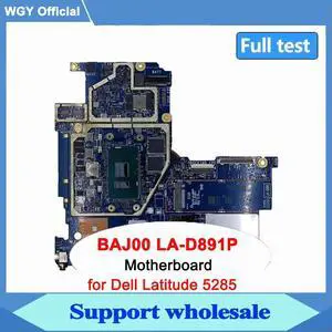 Laptop Motherboard For Latitude 5285 With i5-7200U CPU 8GB RAM CN-0CDV Notebook Mainboard LA-D891P
