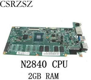For Chromebook N21 Laptop Motherboard N2840 CPU 2G RAM DANL6LMB6B0 System Board Work