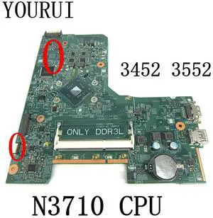 For Inspiron 3452 3552 Laptop motherboard with N3710 CPU 14279-1 CN-0V0D1T Mainboard