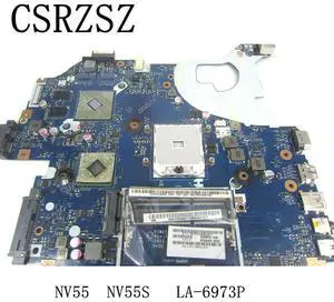 For Gateway NV55 NV55S Laptop motherboard with graphic card P5WS5 LA-6973P DDR3 100% Test work
