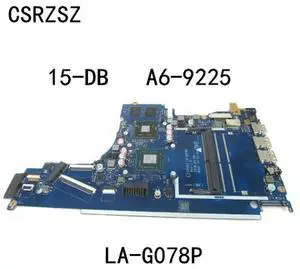 For 15-DB 15T-DB /255 G7 Laptop motherboard with A6-9225u CPU 2GB GPU LA-G078P DIS