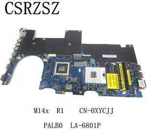 For M14x R1 Laptop motherboard CN-0XYCJJ 0XYCJJ XYCJJ PALB0 LA-6801P 100% Test ok