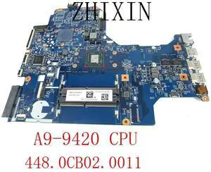 For PAVILION 17-AK 17Z-AK Laptop Motherboard With A9-9420 16892-1 448.0CB02.0011 926190-601 926190-501 926190-001