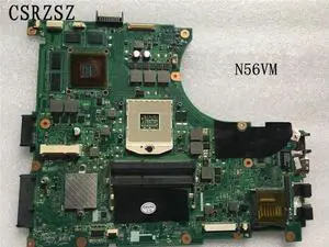 For Laptop motherboard N56VM motherboard REV 2.3 GT630 Test work well