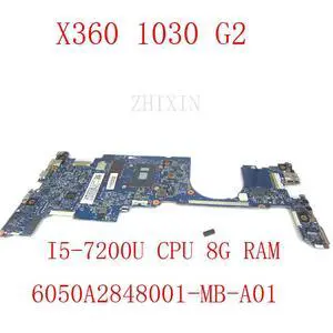 For EliteBook x360 1030 G2 PC Laptop Motherboard i5-7200U 8GB 917922-001 917922-601 OLDMAN-6050A2848001-MB-A01 Fully Tested