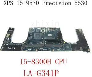 For XPS 15 9570 Precision 5530 M5530 Laptop Motherboard With i5-8300H CN-02FC04 LA-G341P Mainboard 100% Test