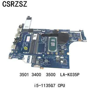 FOR Inspiron 3400 3500 3501 Vostro 3401 3501 Laptop Motherboard i5-1135G7 CPU LA-K035P Mainboard UMA
