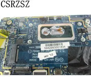 For Latitude 7310 7410 Laptopmotherboard with i7-10610u CPU 8GB RAM CN-09VWF8 09VWF8 LA-J261P Fully tested