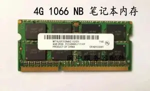 For Micron 4G 2RX8 PC3-8500S 1066 MT16JSF51264HZ-1G1D1 Notebook Memory
