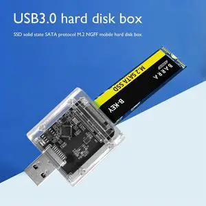 M2 SSD Case M.2 to USB3.0 Gen 1 5Gbps High-speed SSD Enclosure for SATA M.2 NGFF Cases for PC Accessories Laptop External