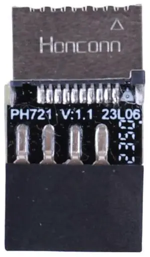 High Speed Motherboard USB2.0 9Pin to Type E Female Adapter and Type C Socket USB 2.0 Extender Card