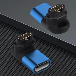 Charger Cable Type C Adapter Replacement Charger Base Adapter 90 Degree Elbow Accessories for Garmin Fenix 7/7S/7X/6