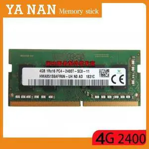 For SK Hynix 4G 1RX16 PC4-2400T-SC0-11 Notebook Memory HMA851S6AFR6N-UH