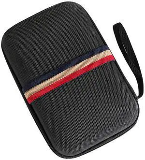 Portable Carrying Case Waterproof Protective Travel Case Shockproof with Pocket for Anbernic RG Cube Retro Handheld Game Console