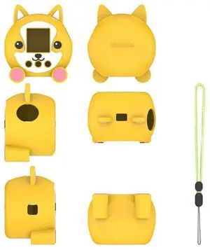 Silicone Case Cover Shockproof Cartoon Protective Cover with Lanyard Soft Protective Case for Punirunes Interactive