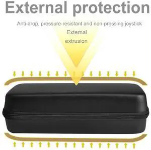 Hard Shell Case for Legion Go S Handheld Game Console Shockproof Travel Case with Mesh Pocket Travel Carrying Bag