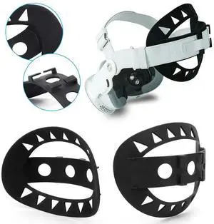VR Head Strap Pad Enhance Comfort Head Strap Cushion TPU Breathable Replacement Headband Cushion for Vision Pro Head Strap