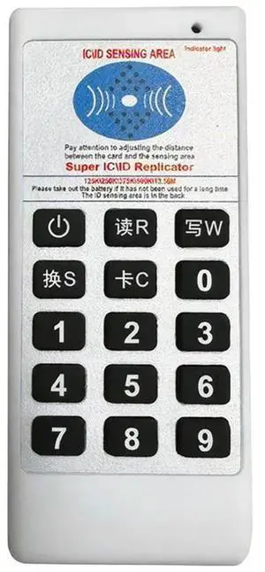 Duplicator Cloner 125Khz-13.56MHZ RFID NFC IC Card Reader & Writer Access Tag Duplicator Handheld RFID Card Reader