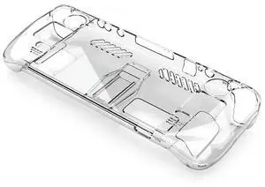 Hard PC Console Protector Anti Slip Transparent Crystal Clear Protective Cover Accessories Replacement Detachable for Steam Deck