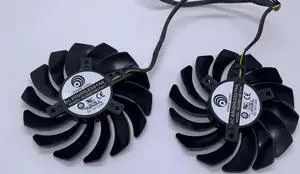 1 Pair 87mm PLD09210B12HH 4 Pin Graphics Video Card Cooling Fan for RX 470 480 570 580 Armor Cooler Fan