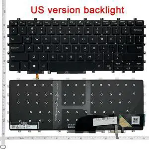 US English Laptop Keyboard For XPS 15 9575 XPS 15 7590 M5540 US English Laptop Keyboard For XPS 15 9575 XPS 15 7590 M5540