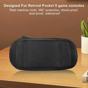 Protable Carrying Case Anti-scratch Travel Protective Case Zipper Handbag Travel Carrying Bag for Retroid Pocket 5 Game Console