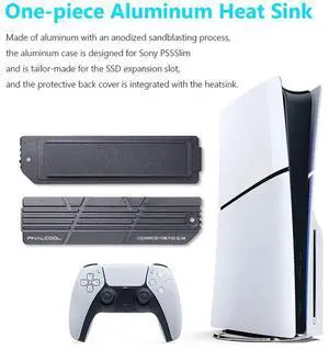 For Slim SSD Heatsink withSilicone Pads Heat Sink Radiator SSD Cooling Mounting Kit for 2280 M.2 NVMe SSD