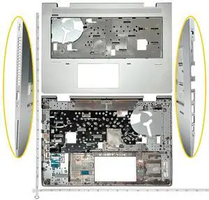 Laptop Case Shell For ProBook 640 G4 640 G5 645 G4 645 G5 L09560-001 Palmrest Cover With Fingerprint Hole